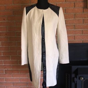 🖤DKNYC🖤COLOR-BLOCKED TWEED TOPPER JACKET🖤
